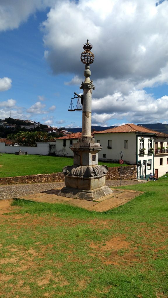 Pelourinho localizado em Mariana, Minas Gerais